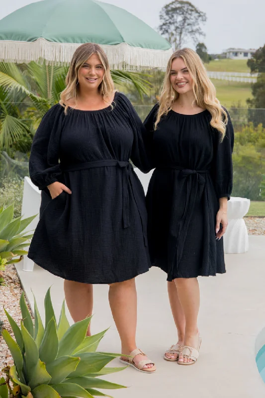 Women's Formal Clothes PQ Collection Avalon Dress Black