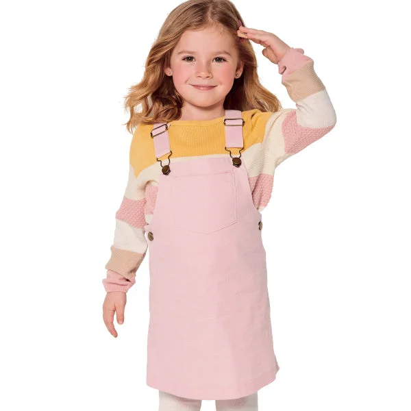 Festival Fashion Burda Child Pinafore Dress 9287