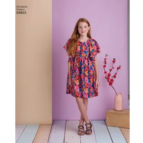 Everyday Fashion Simplicity Girl's/Teens Dresses S8853