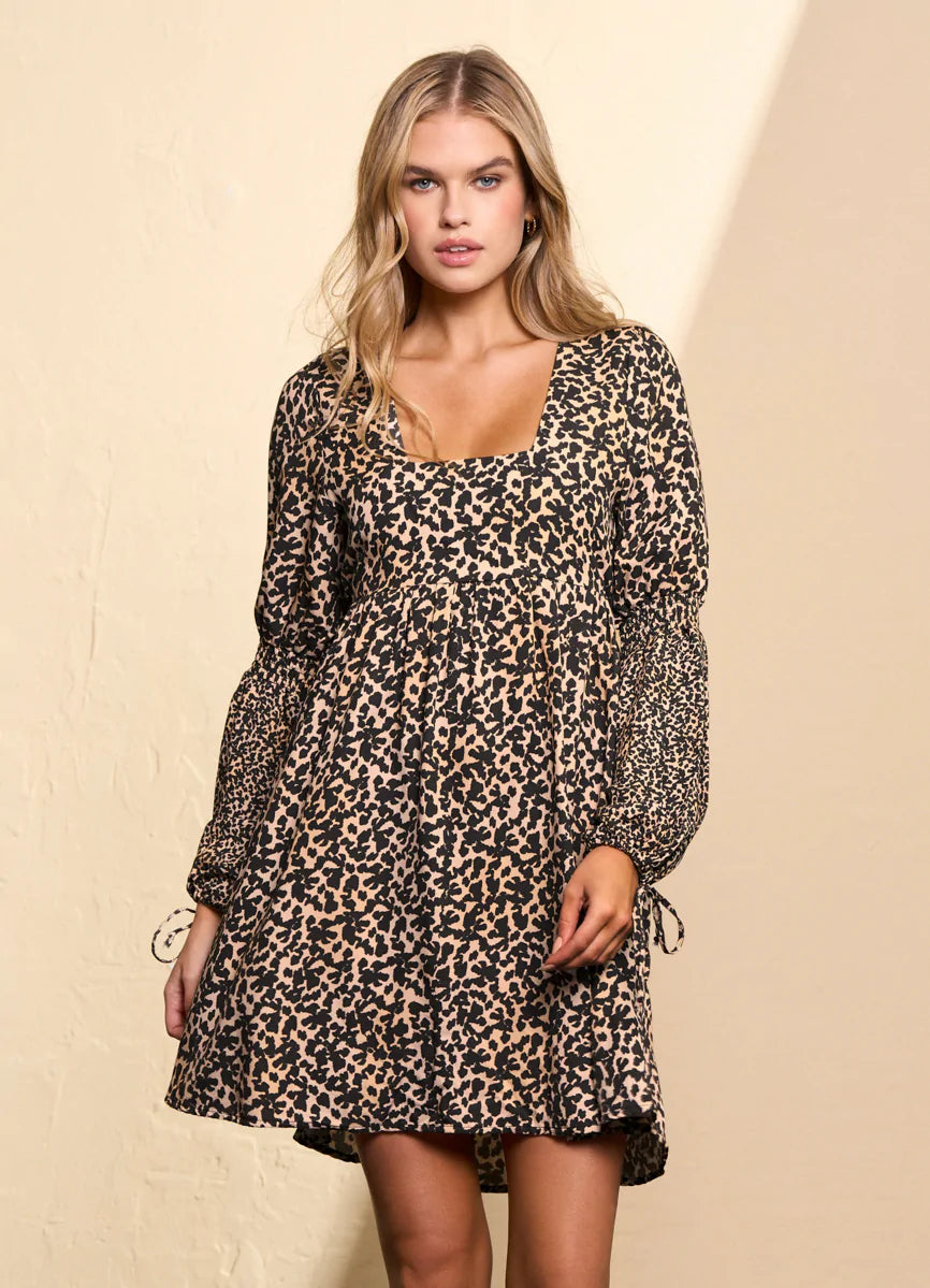 Chic Women's Outfit Maaji Jaguar Dots Mariah Dress Cover Up - Black