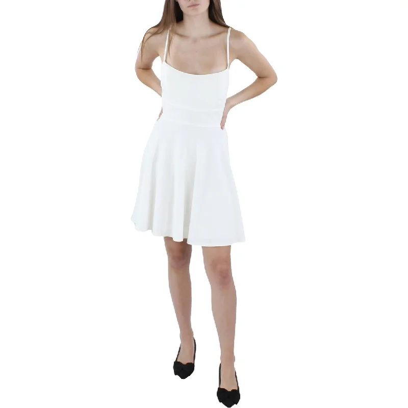Women's Clothing For Everyday Wear City Studios Womens Juniors Lace Back Mini Fit & Flare Dress Women's Clothing For Everyday Wear City Studios Womens Juniors Lace Back Mini Fit & Flare Dress