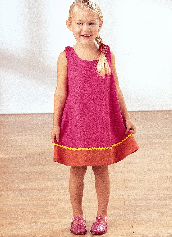 Vibrant Styles Butterick Baby/Child Dresses B3772