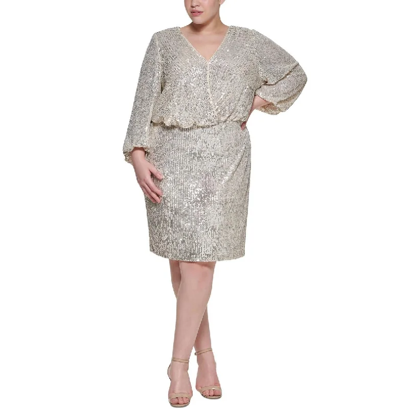 Clothing Sales Eliza J Womens Sequined  Sheath Dress