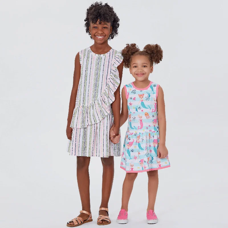 Women's Trendy Casual Clothes New Look Child/Teen Dresses N6630