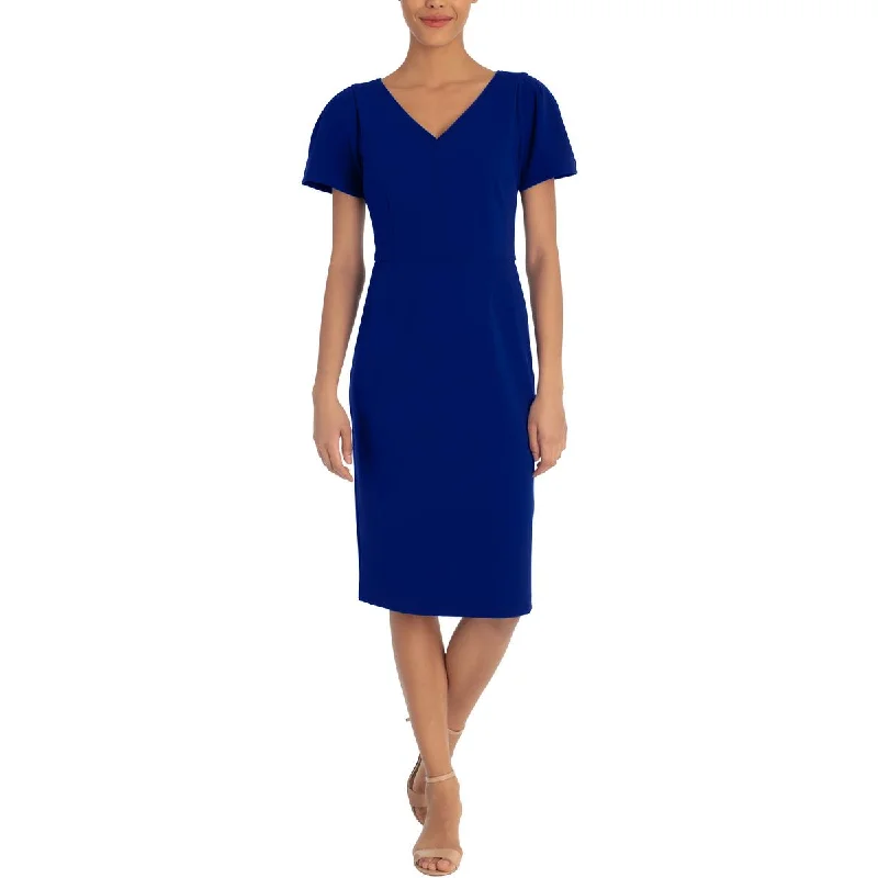 Bold Prints Casual Chic Maggy London Womens Sheath Office Wear to Work Dress