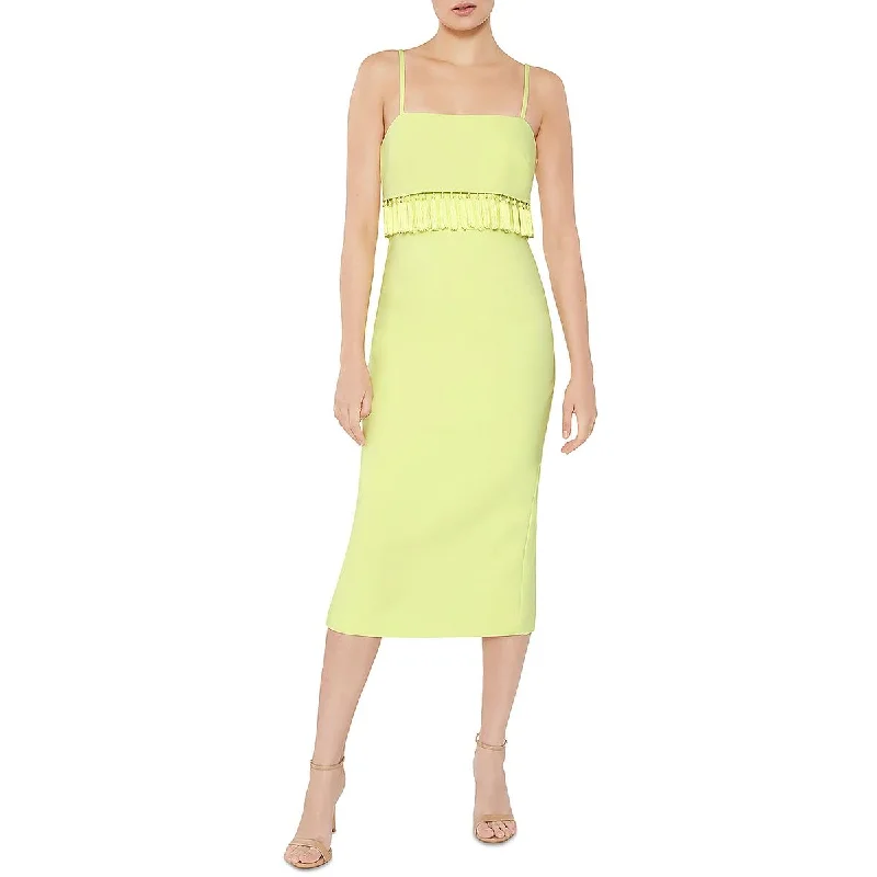Online Boutiques Best Likely Womens Paola Drapey Long Sheath Dress