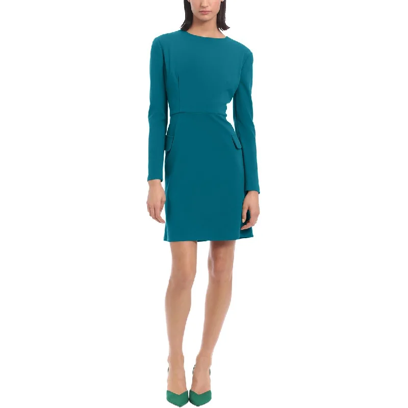 Women's Comfortable Clothes For Weekends Donna Morgan Womens Pocketed Mini Wear To Work Dress
