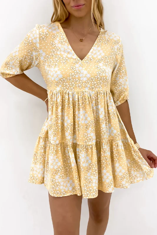 Women's Clothing For Work Collage Vienna Dress Sahara Sun