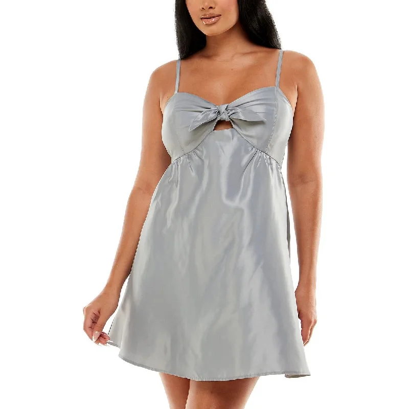 Versatile Outfits Speechless Womens Juniors Cocktail Mini Fit & Flare Dress