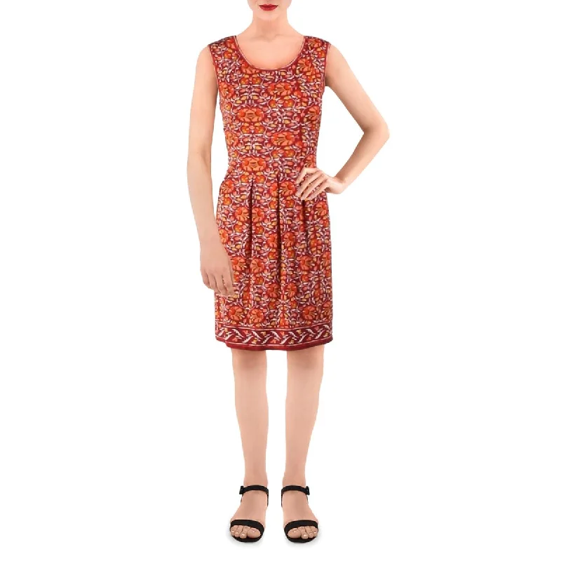 Clothing Woman Max Studio Womens Pleated Fit & Flare Dress