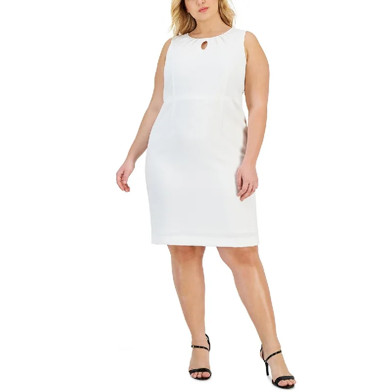 Women's Clothing Kasper Womens Plus Business Short Sheath Dress