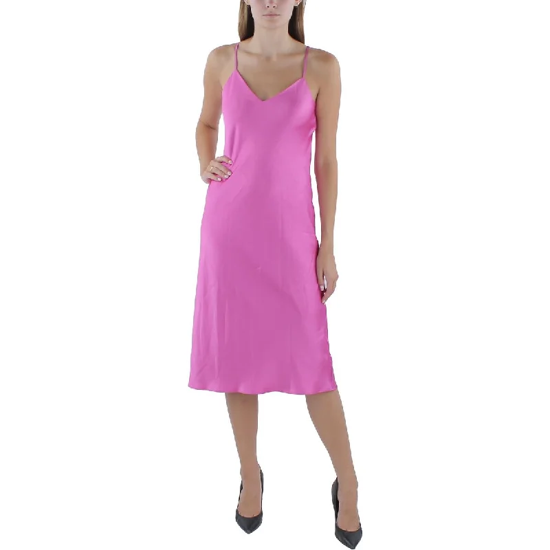 Women's Clothing for Every Occasion BCBGMAXAZRIA Womens Silk Long Slip Dress