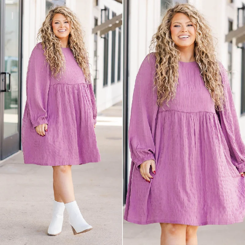 Fashionable Tops for Women Graceful Gracie Dress, Mauve