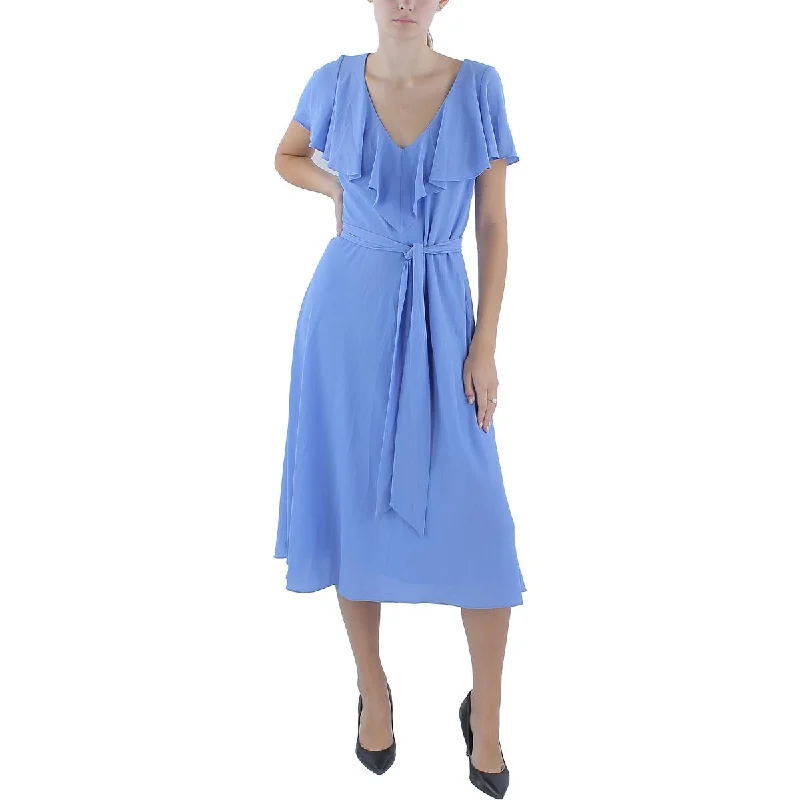 Women's Floral Print Outfit Lauren Ralph Lauren Womens Crepe Wear To Work Dress