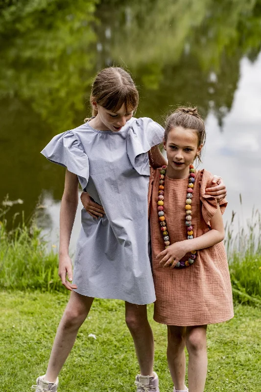 Trendy Women's Wear Fibre Mood Children's Sunny Dress