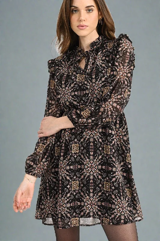 Sophisticated Fashion Molly Bracken Woven Dress Black Hortense