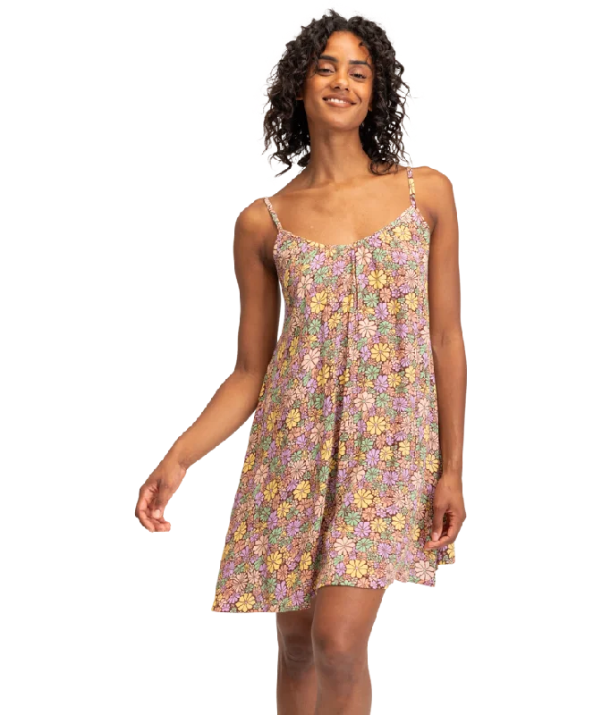 VIP Member Discount Roxy Spring Adventure Dress-Root Beer