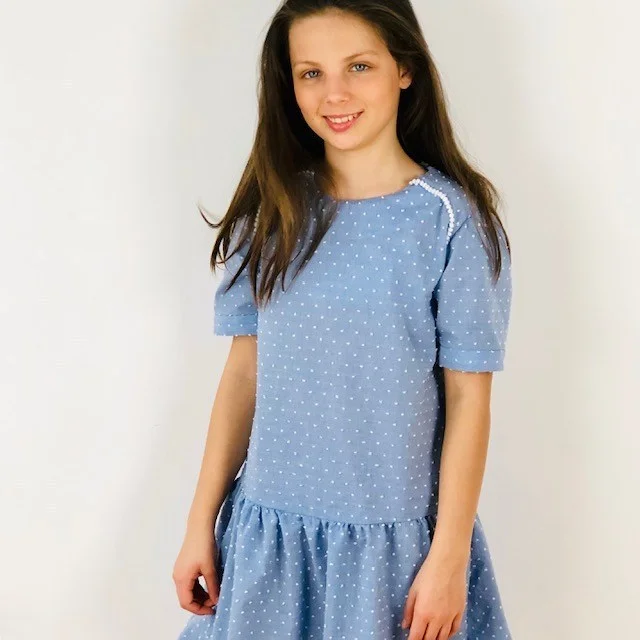 Timeless Elegance You Made My Day Children's 8th of March Origami Blouse & Dress