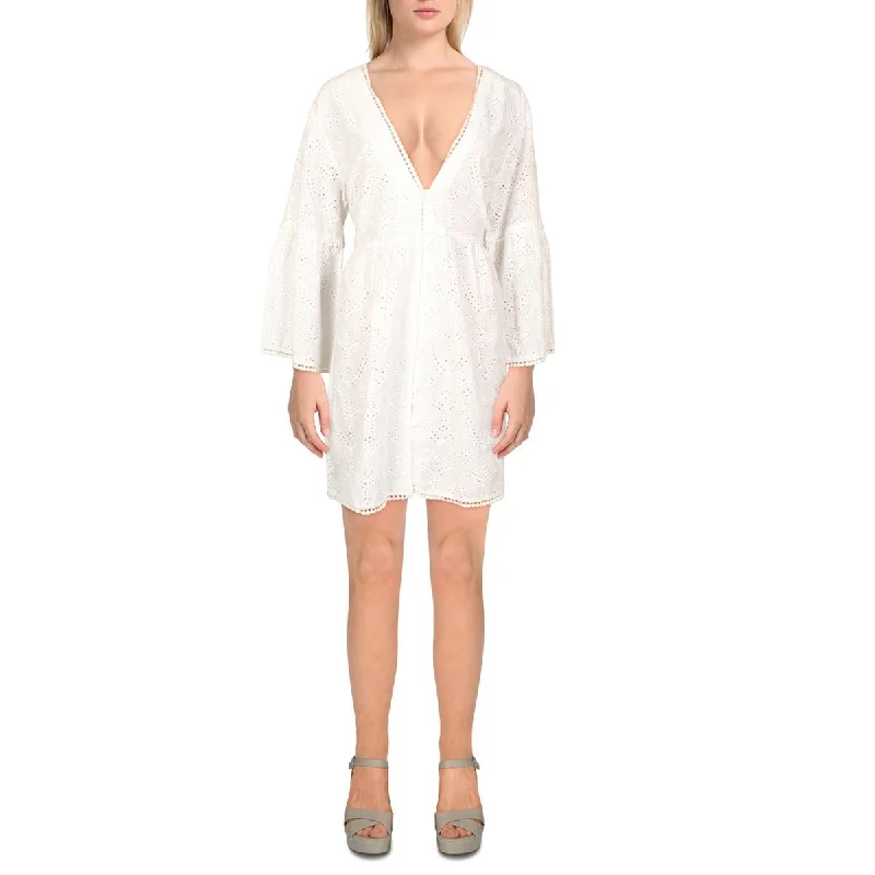 Casual Chic Melissa Odabash Womens Cotton Coverup Babydoll Dress
