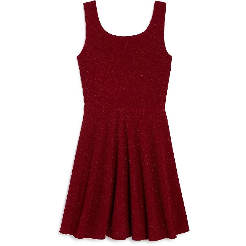 Women's Apparel And Garments Sally Miller Couture Womens Juniors Mini Sparkle Fit & Flare Dress