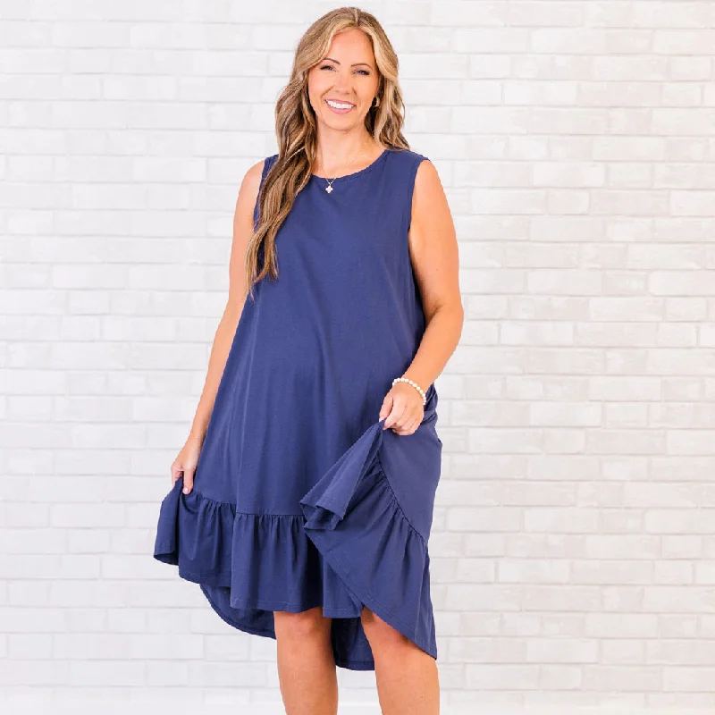 Cheap Women's Clothing Online I'm The Catch Dress, Navy
