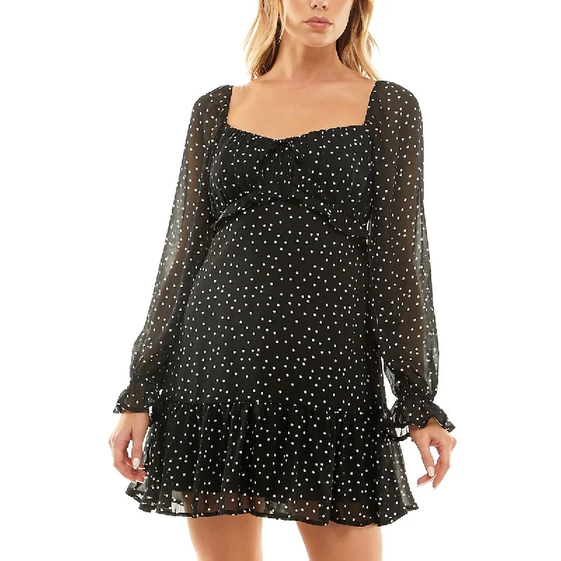 Best Boutiques Online Trixxi Womens Party Mini Fit & Flare Dress