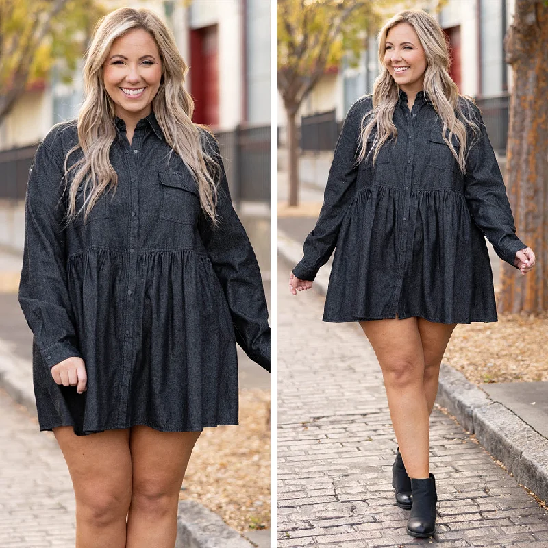 Women's Elegant Outfit Never Stop Dreaming Dress, Black