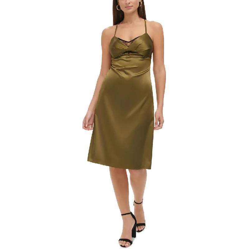 Women's Holiday Clothes Guess Womens Lined Slip Dress