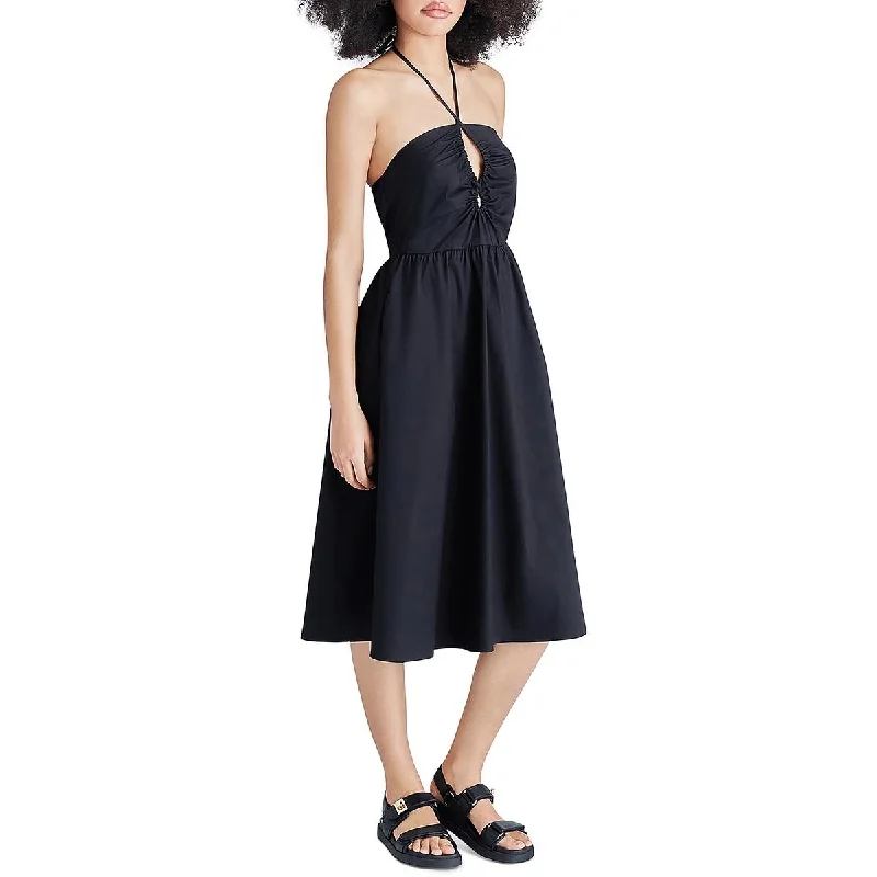 Fashionable Women's Clothes Steve Madden Womens Anais Keyhole Sundress Halter Dress