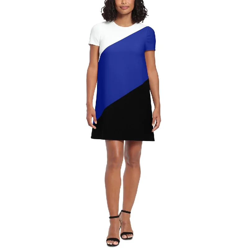 Sale On Clothing London Times Womens Colorblock  Sheath Dress