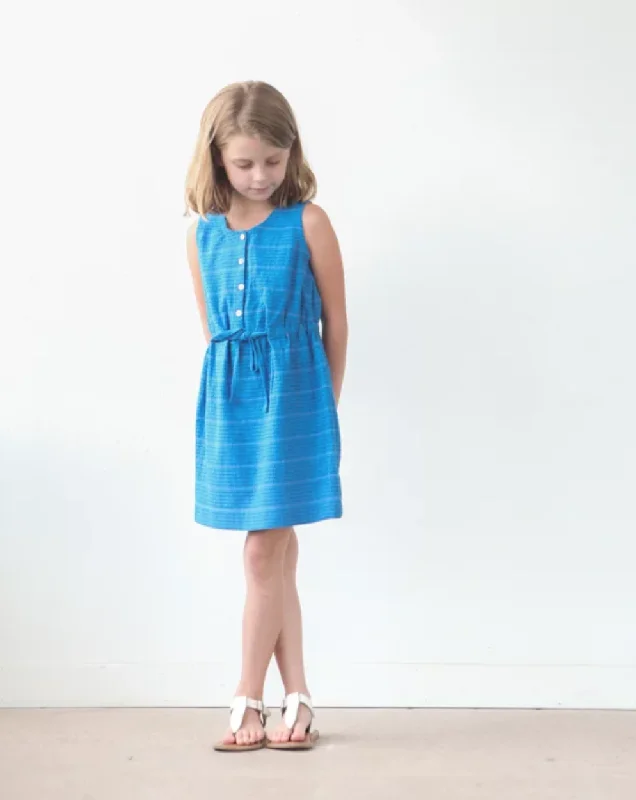 Chic Casual Style True Bias Children's Mini Southport Dress
