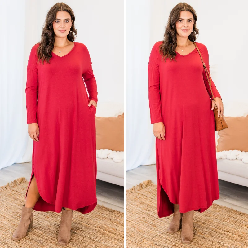 Trendy Athleisure Clothing For Women All Things New Dress, Red