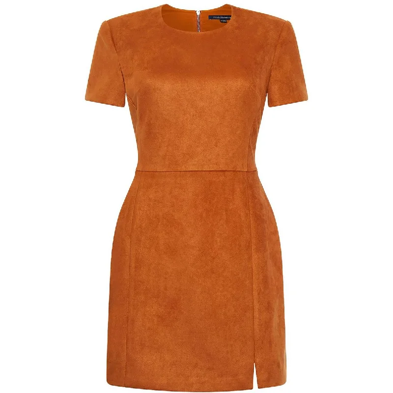 Contemporary Women's Clothing French Connection Womens Full Zip Mini Sheath Dress