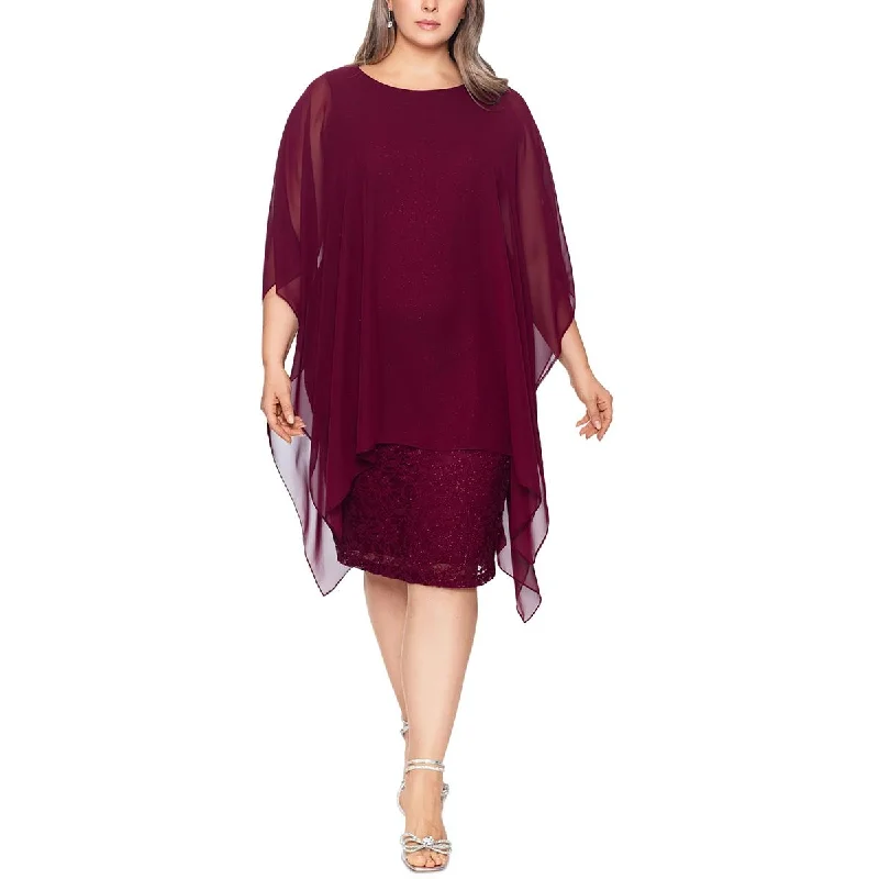 Vintage Clothing For Women Betsy & Adam Womens Plus Lace Sheath Dress