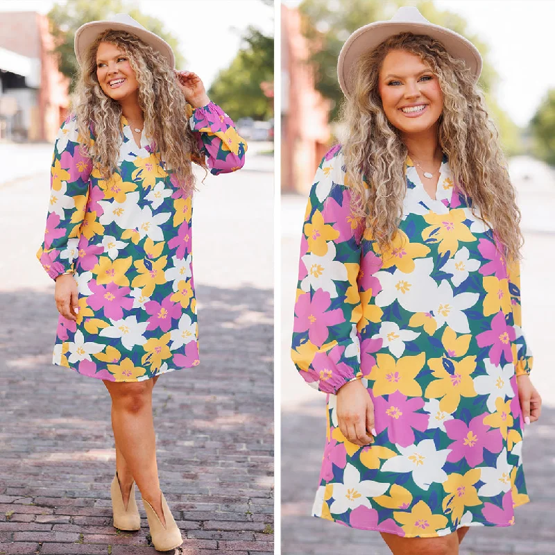 Women's Clothing For Outdoor Events Upon Everything Dress, Hunter-Purple