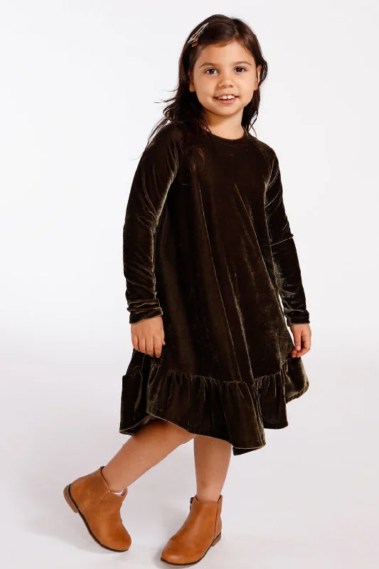 Holiday Discount Chalk and Notch Mini Waterfall Top and Dress
