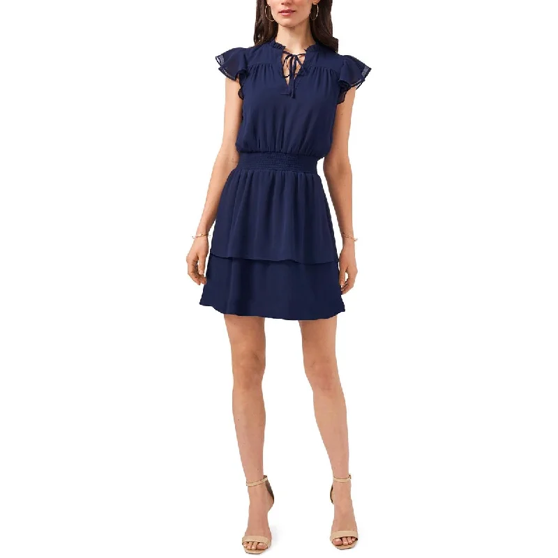 Chic Women's Clothing MSK Womens Petites Formal Mini Sheath Dress