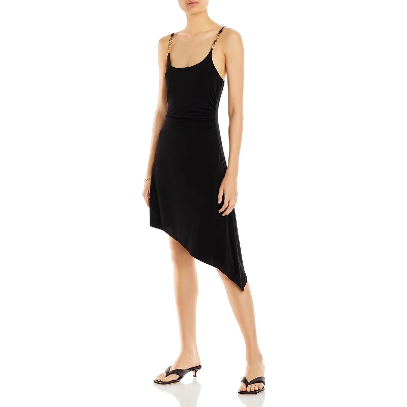 Relaxed Style Aqua Womens Chain  Slip Dress