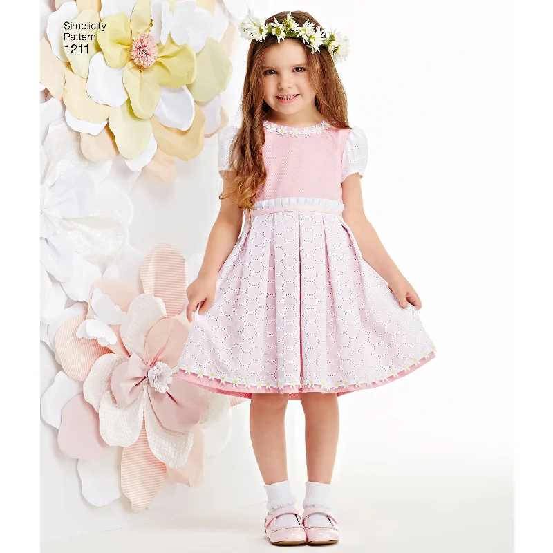 Women's Formal Wear Simplicity Child/Teen Dresses S1211