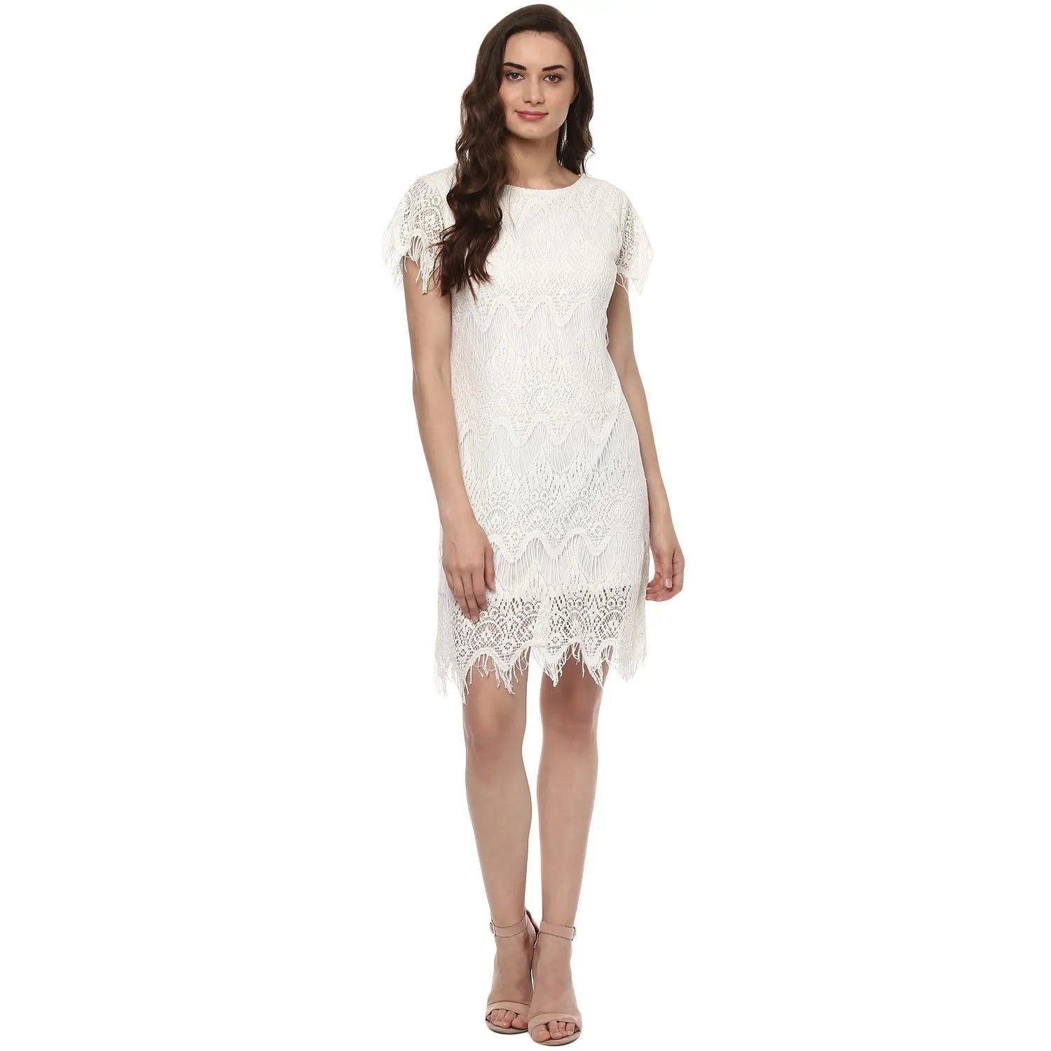 Vintage Fashion Lace Dress-LAZL8071-XS