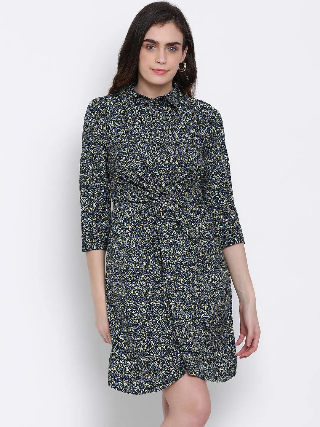 Relaxed Style Graphic Step On Stylized Women Dress