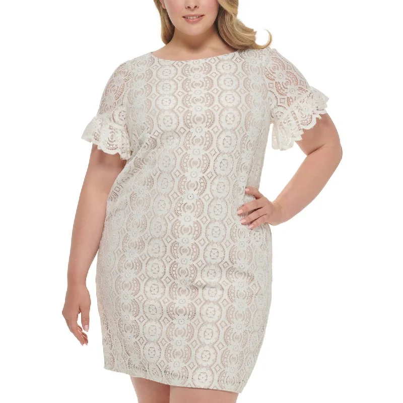 City Fashion Jessica Howard Womens Plus Work Mini Sheath Dress