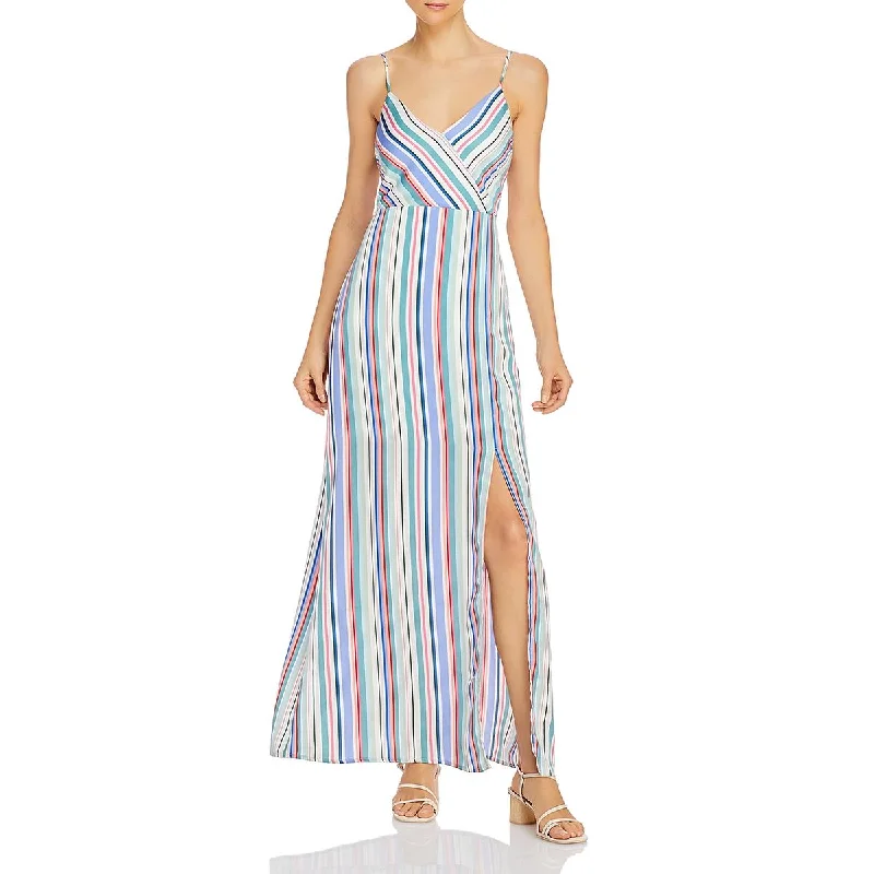 Women's Fashion Essentials Jack by BB Dakota Womens V Neck Striped Cocktail Dress