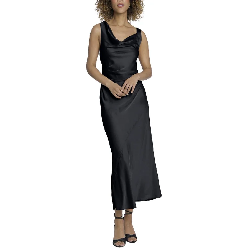 Casual Chic Maggy London Womens Maxi Scoop Neck Sheath Dress