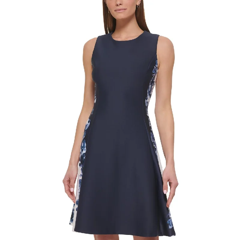 Women's Clothes For Special Occasions DKNY Womens Cocktail Short Fit & Flare Dress