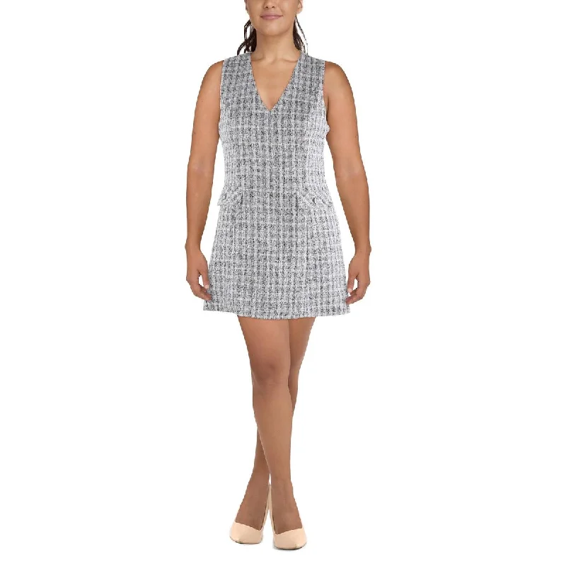 Women's Formal Wear Laundry by Shelli Segal Womens Tweed Mini Sheath Dress