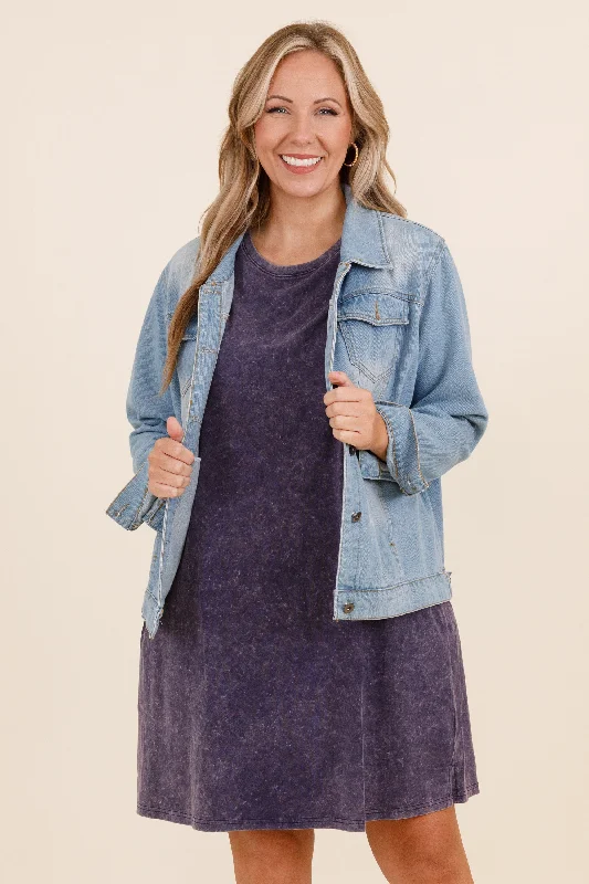 Women's Trendy Clothing Day Out Dress, Navy