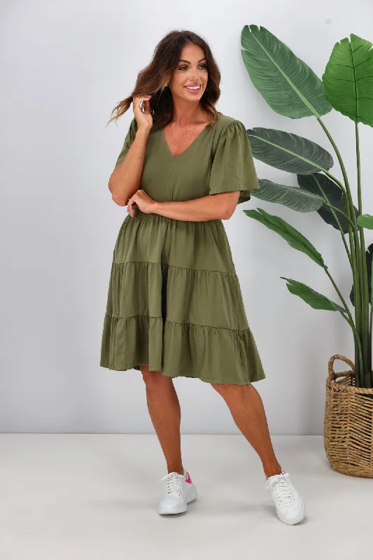 Women's Seasonal Wardrobe Clothing Betty Basics Cressida Dress Khaki