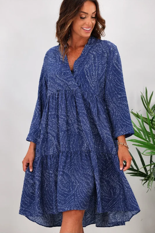 Women's Vacation Clothes Betty Basics Georgiana Dress Blue