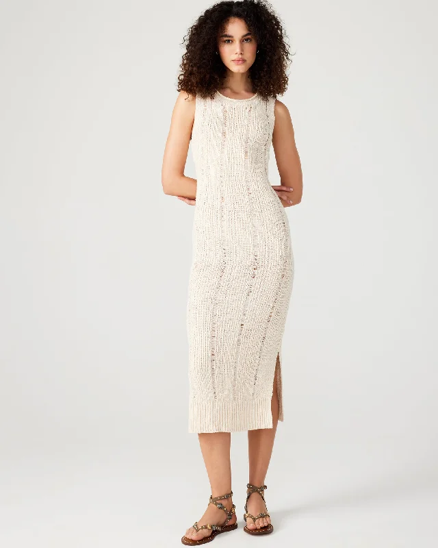 Affordable Women's Clothing Online AMIRAH SWEATER DRESS BEIGE